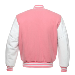 OEM Custom <b>Winter</b> PolyesterCotton Chenille Embroidery Lettermen Vintage Varsity Bomber <b>Jacket</b> Men Plain Dyed Stand Collar - Product Image 3