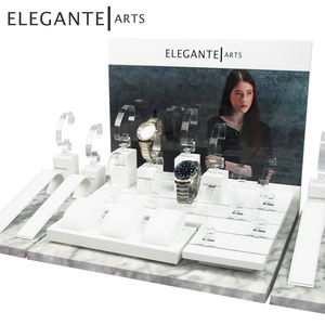 Exhibidor de relojes con gran área visual, exhibidor de mármol, exhibidor de piedra, hecho a medida - Product Image 1