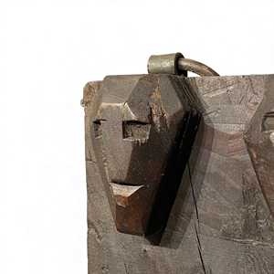 Panel de Pared de Madera Tribal Naga de la India, Tallado a Mano, Decoración Arquitectónica, Estilo Rústico Antiguo, para Interiores de Hotel, Combinable, 1 Contenedor - Product Image 5