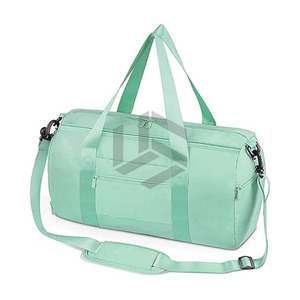 Sports Gym Bag with Shoe Compartment & Pocket for Men and Women Polyester Travel Duffel 30-40L the US APPAREL - Product Image 1