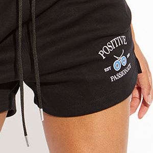 DTG <b>Custom</b> Women's Casual Shorts Polyester Cotton Drawstring Summer Sweat Shorts Personalized Print Comfortable Daily Wear Fit - Product Image 4