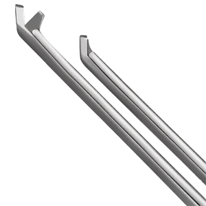 คีมจับจมูกเบลคส์ลีย์ 45 องศา งอนขึ้น 2.5 มม. ปากคีมรูปไข่ ด้ามจับสีทอง เครื่องมือผ่าตัดหู คอ จมูก แบบเจาะทะลุ - Product Image 4