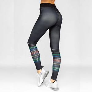 Pantalones de Yoga de Cintura Alta con Bolsillos para Mujer, Pierna Ancha, Control de Abdomen, Elásticos en Cuatro Direcciones, Transpirables, Estilo Bootleg de Spandex/Poliéster - Product Image 6
