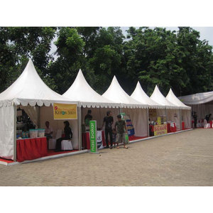 Tente de réception personnalisée 3x3m noire en polypropylène tissé imperméable avec parois latérales pliables et sac de transport toutes saisons - Product Image 6