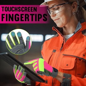 Guantes de Seguridad de Cuero Vacuno de Primera Calidad, Impermeables, con Protección UV, Unisex, para Uso en Exteriores, Alta Calidad, Bajo Precio - Product Image 2