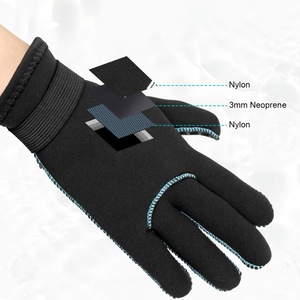 Guantes de Neopreno Premium de 3mm, Cálidos, Antiarañazos, para Buceo, Snorkel, Moto Acuática, Wakeboard - Product Image 3