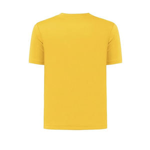 Camiseta de Trabajo de Manga Corta de Secado Rápido, Color Amarillo, con Logotipo Personalizado - Product Image 4