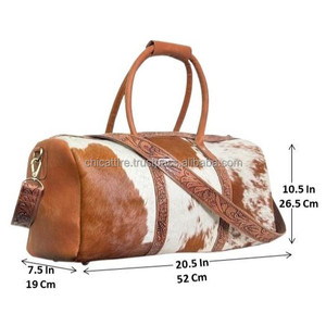 Usine Nouveau Design Fabriqué À La Main En Cuir De Vachette Sac Duffel Spacieux Intérieur Vintage Voyage Compagnon Nuit Weekender Sacs - Product Image 2