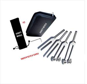 Ensemble de diapasons de précision 128C, 256C, 512C, 1024C en alliage d'aluminium pour la musicothérapie et la guérison - Product Image 3