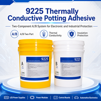 Composé de scellement en silicone bicomposant thermoconducteur A/B 1:1 par poids, étanche et isolant pour la construction, APSI 9225AB