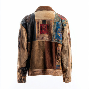 Chaqueta de Cuero Vintage de Alta Calidad, Muy Elegante y Moderna - Product Image 3