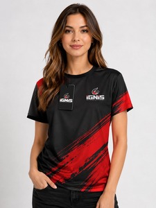 Camiseta de Algodón Elástica con Cuello Redondo para Mujer, Ligera, de Manga Corta, Informal y Moderna, para Uso Diario y Actividades al Aire Libre - Product Image 1