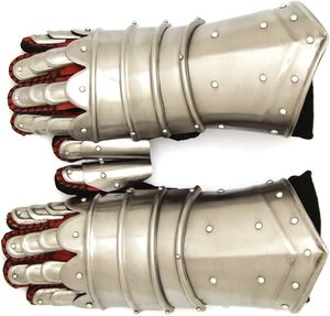 Guantes de Armadura Medievales de Metal de Lujo Hechos a Mano por un Fabricante de Confianza, para Reenactamiento y Exhibición Medieval - Product Image 6