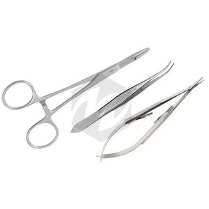 Ensemble d'instruments chirurgicaux ophtalmiques manuels en acier inoxydable de haute qualité pour le soin des yeux, conformes aux normes de sécurité MOL - Product Image 5