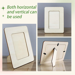 DIY Wooden Picture <b>Frames</b> Unfinished Solid Wood <b>Photo</b> Picture <b>Frames</b> for <b>4</b> <b>X</b> <b>6</b> in <b>Photos</b> - Product Image 3