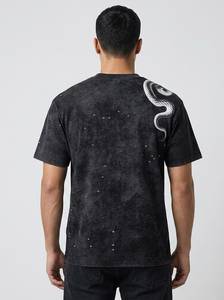 Camiseta de Hombre Oversize de Algodón 100% Tejido, Lavado Vintage, Lisa, Transpirable y Ecológica, Estilo Urbano - Product Image 5