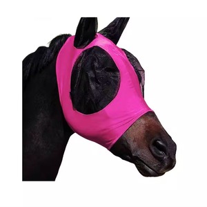 New Design Horse Fly <b>Mask</b> with Ears UV Protection Fly <b>Mask</b> Comfortable Breathable Elasticity Fly <b>Mask</b> with Big Mesh <b>Eye</b> Covers - Product Image 4