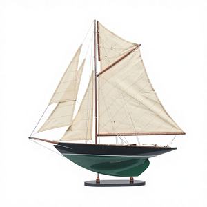 Meilleur prix jamais atteint - Modèle de bateau à voile en bois artisanal Pen Duick - Maquette de yacht de course océanique français à l'échelle pour décoration nautique - Product Image 6