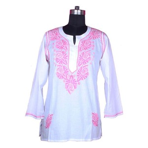 DR168 Lakhnavi Pollo Bordado Kurti Western Party Wear Diseñador Kurtis Nueva llegada Fancy Hot Summer Chicken Designer Ladies - Product Image 6