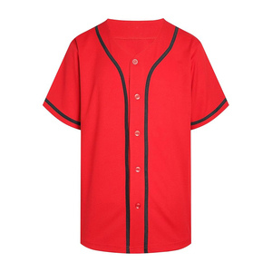 Camiseta Deportiva Profesional del Equipo Rojo de Béisbol, Absorbente de Humedad, Ropa Deportiva al por Mayor - Product Image 1