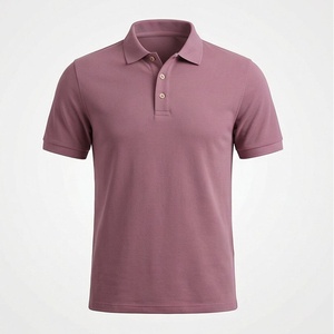 Polo en piqué à manches courtes pour homme, couleur unie, décontracté, tricoté, coupe classique, boutons - Product Image 1