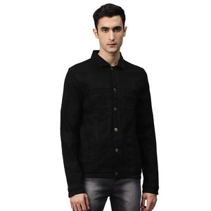 Veste en jean en coton tendance pour l'hiver, fabriquée en usine, nouvelle collection, veste en jean vintage décontractée pour homme, streetwear d'hiver, avec logo personnalisé - Product Image 1