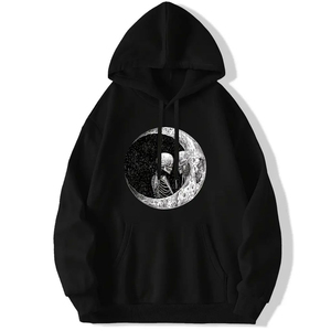 เสื้อฮู้ดดี้พิมพ์ลายคุณภาพสูงสำหรับผู้ชาย ผลิตในปากีสถาน แบบสวมหัว สีพื้น ผ้าคอตตอนผสม พิมพ์ลาย - Product Image 1