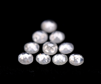 Nueva Llegada OM GEMS OM9235 Diamantes Naturales de Corte Rosa de 2.3-3.0 mm, Color Leche, Corte Excelente, Diamantes Sueltos de Terceros