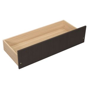 Letto a L in Legno Misura Twin con Libreria, Prese di Corrente, Porte USB e Due Cassetti - Product Image 3