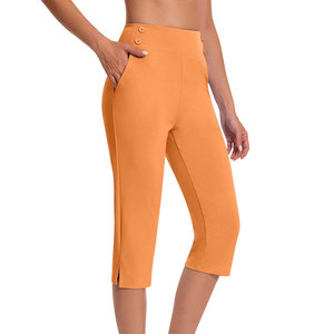 Nuevo Diseño, Pantalones Capri para Mujer, Logotipo Personalizado, MOQ Bajo, Precio al por Mayor - Product Image 4
