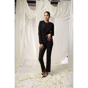 Conjunto de Dos Piezas Largo y Elegante para Mujer, Venta al Por Mayor |   Conjunto Formal de 2 Piezas a la Moda, Vestido Ecológico de Boutique - Product Image 2