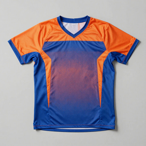 เสื้อเจอร์ซีย์มอเตอร์ครอสคุณภาพสูงสำหรับออฟโรด ไซส์ใหญ่ ผ้าตาข่ายระบายอากาศ แห้งเร็ว บริการ OEM ชุดกีฬา เสื้อเจอร์ซีย์มอเตอร์ครอส - Product Image 3
