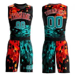Uniforme de Baloncesto para Adultos, Nuevo y Elegante, de Marca Propia, 100% Poliéster Antibacteriano, con Estampado de Letras, Logotipo Frontal, Nombre del Equipo Personalizado - Product Image 6