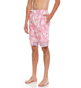 New High-End Men's Cargo Shorts Front Mid Polyester/Cotton Solid Pattern High Street Style Anti-Wrinkle Quick Dry Loose - Product Image 1