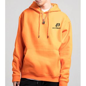 Custom Streetwear High Quality 100% Cotton Heavy Weight French Terry True to Size Hoodies for <b>Men</b> - Product Image 3