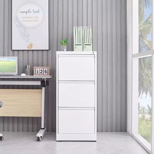 3 Drawer Metal Vertical File <b>Storage</b> <b>Cabinet</b> <b>Lockable</b> Steel Office Home A4 Legal/Letter File <b>Cabinet</b> - Product Image 2