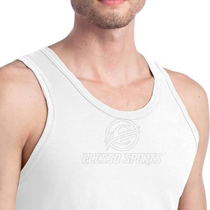 T-shirts sans manches pour hommes, style tendance, faible MOQ, tissu doux, nouveau design - Product Image 6