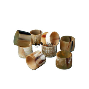 แหวนรัดผ้าเช็ดปากทำมือจากเขาสัตว์ พรีเมียม เป็นมิตรกับสิ่งแวดล้อม สไตล์คันทรี ตกแต่งโต๊ะอาหารอย่างมีสไตล์ เหมาะสำหรับของชำร่วย Tradebyd - Product Image 4