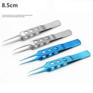 Pinzas Oftálmicas, Micropinzas, Pinzas para Cirugía Plástica de Doble Párpado, Pinzas para Extracción de Grasa, 8.5cm, Pinzas de Acero y Titanio - Product Image 6