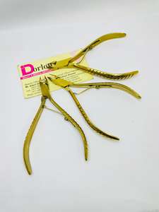 Cortacutículas de Plasma Dorado Brillante de Calidad Duradera, de Acero Inoxidable, para Manicura, Cortacutículas Fino y Afilado para Eliminar Cutículas Encarnadas - Product Image 2