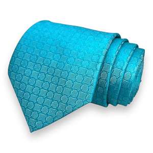 Firozi <b>Silk</b> <b>Ties</b>-Elegant Blue <b>Tie</b> with Durable Construction - Product Image 3