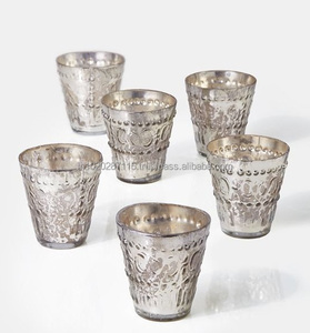 Portavelas votivo de hierro duradero en marrón oscuro acabado con toque artesanal y aspecto Premium para espacios de lujo - Product Image 6