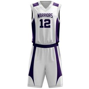 Maillot de basketball réversible personnalisable 2026, séchage rapide, respirant, écologique, imprimé sur le devant, ensemble double couche par sublimation - Product Image 6