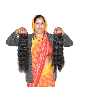 Extensiones de cabello indio Remy de onda profunda de Color Natural vietnamita 100% de las mejores marcas cabello humano no liso procesado químicamente - Product Image 1