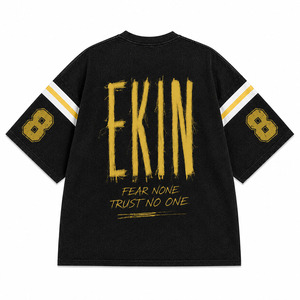 Women's Men's <b>Y2K</b> Boxy Fit Vintage Cartoon Crop <b>Top</b> Distressed Embroidered Applique Drop Shoulder Patchwork Design 100% Cotton - Product Image 2