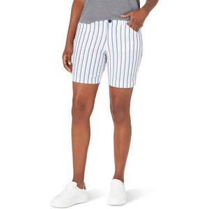 กางเกงขาสั้นผู้หญิงขายดี คุณภาพสูง ผลิตตามสั่งจากปากีสถาน ผ้าเนื้อนุ่มยืดหยุ่น ตกแต่งกระเป๋า ราคาถูก รับผลิตแบบ OEM - Product Image 4