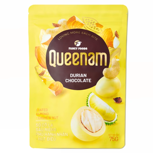 Fabricant Fournisseur Expédition Rapide Dragées au Chocolat OEM/ODM HALAL Chocolat au Durian enrobé d'amandes et de noix de cajou Snacks Bonbons Noix 75G - Product Image 1