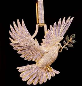 Colgante Redondo de Moissanita VVS Personalizado Estilo Hip Hop Iced Out, Amuleto de Moda, Regalo de Halloween, Colgantes y Amuletos - Product Image 3