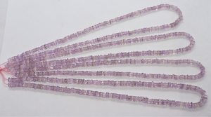 ลูกปัดอะมีทิสต์สีชมพูทรงสี่เหลี่ยมขนาด 4-5 มม. ลูกปัดอะมีทิสต์สีชมพูทรงเหลี่ยมเรียบเนียน ขนาด 16 นิ้ว อะมีทิสต์ธรรมชาติ - Product Image 4