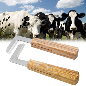 Cuchillo para Pezuñas, Estrecho, de Doble Filo, para Mano Derecha, para Caballos, Hoja de Acero Inoxidable, Uso Veterinario - Product Image 4